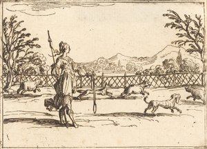 A Caçadora. de Jacques Callot