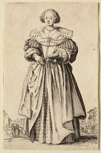 A dama com o leque de Jacques Callot