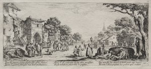 As grandes misérias da guerra: os mendigos e os moribundos de Jacques Callot