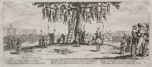 As grandes misérias da guerra: o enforcamento de Jacques Callot