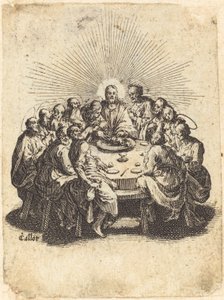 A Última Ceia, 1618. de Jacques Callot