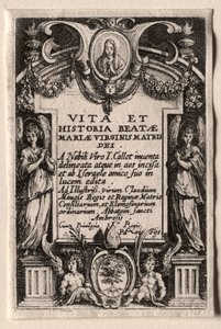 A Vida da Virgem: Frontispício de Jacques Callot