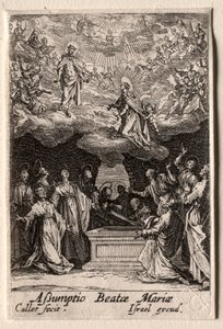 A Vida da Virgem: A Assunção da Virgem de Jacques Callot