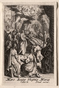 A Vida da Virgem: A Morte da Virgem de Jacques Callot