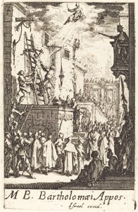 O Martírio de São Bartolomeu, c. 16341635. de Jacques Callot