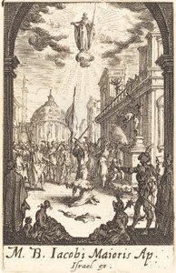 O Martírio de São Tiago Maior, c. 16341635. de Jacques Callot