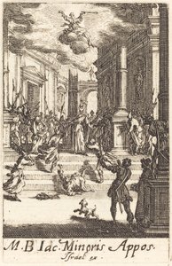 O Martírio de São Tiago Menor, c. 16341635. de Jacques Callot