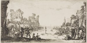 O martírio de São Sebastião de Jacques Callot