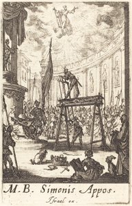 O Martírio de São Simão de Jacques Callot