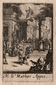 O Martírio dos Apóstolos: São Mateus de Jacques Callot