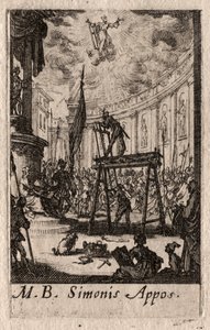 O Martírio dos Apóstolos: São Simão de Jacques Callot