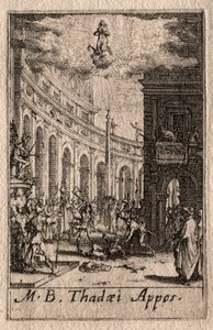 O martírio dos apóstolos: São Tadeu. de Jacques Callot