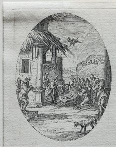Os Mistérios da Paixão: A Adoração dos Pastores de Jacques Callot