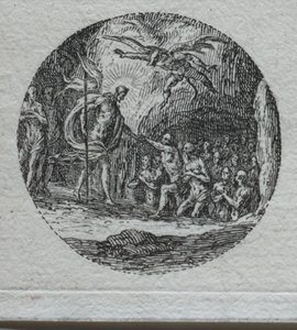 Os mistérios da paixão: a descida ao limbo. de Jacques Callot