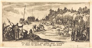 A pregação na cruz de Jacques Callot