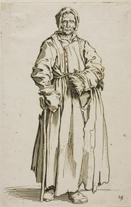 A Mulher Caolho, prato quinze de Os Mendigos de Jacques Callot