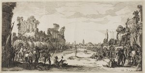 O suplício das flechas (São Sebastião) de Jacques Callot