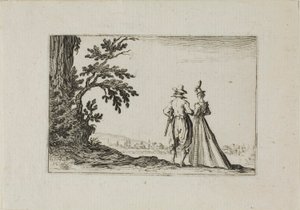 O Passeio, de Os Caprichos de Jacques Callot