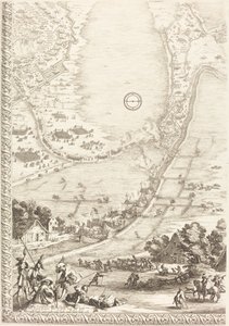O Cerco de Breda [placa 4 de 6] de Jacques Callot