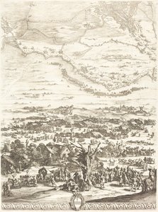 O Cerco de Breda [placa 5 de 6] de Jacques Callot