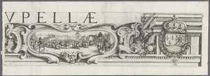 O cerco de La Rochelle: ilustração 3, 1628-1630. de Jacques Callot