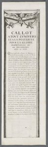 O cerco de La Rochelle: Placa 4 de Jacques Callot