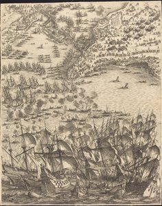 O Cerco de La Rochelle [placa 11 de 16; conjunto compreende 1952.8.97-112] de Jacques Callot