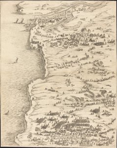 O Cerco de La Rochelle [placa 5 de 16; conjunto compreende 1952.8.97-112] de Jacques Callot