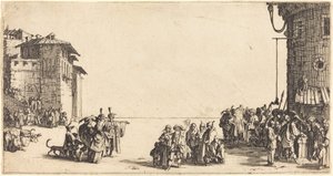 O mercado de escravos de Jacques Callot
