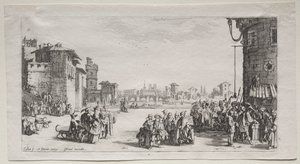 O mercado de escravos de Jacques Callot