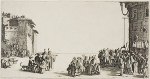 O mercado de escravos de Jacques Callot