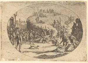 O pequeno carregamento da cruz de Jacques Callot
