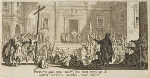 O pequeno porto, de várias cenas projetadas em Florença de Jacques Callot