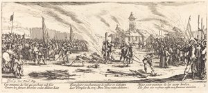 The Stake, c. 1633. de Jacques Callot