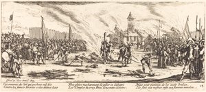 The Stake, c. 1633. de Jacques Callot