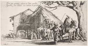 The Bohemians: The Stopping Place: The Fortune Teller de Jacques Callot
