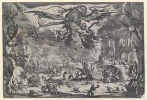 A Tentação de Santo António (La tentation de St. Antoine) de Jacques Callot