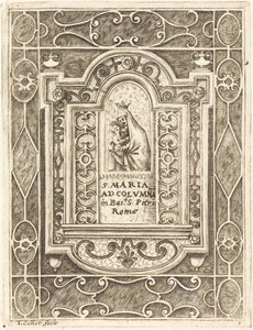 A Virgem na Coluna (La Vierge à la colonne) de Jacques Callot
