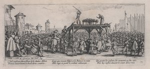 The Wheel (La Roue), de &39;The Miseries of War&39; de Jacques Callot
