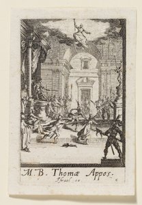 Tomé, o Apóstolo (Thomas Appos.) de Jacques Callot