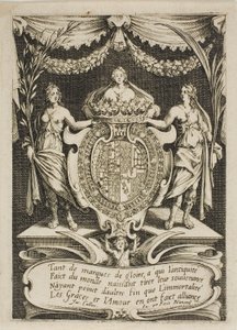 Página de título, de Combate na Barreira de Jacques Callot