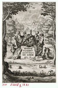 Página de rosto da Sacra Cosmologia ... (gravura) de Jacques Callot