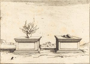Dois Corações, 1628. de Jacques Callot