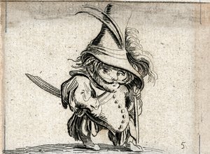 Varie Figure Gobbi ... (gravura) de Jacques Callot
