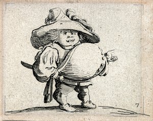 Varie Figure Gobbi ... (gravura) de Jacques Callot