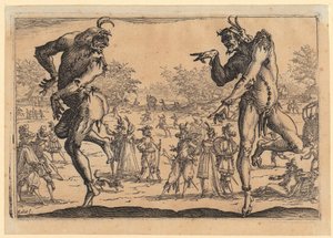 Duas calças de Jacques Callot