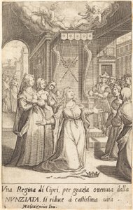 Rainha de Chipre de Jacques Callot after Donato Mascagni