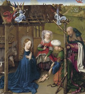 A Natividade, cerca de 1435 de Jacques Daret