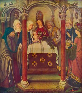 "A Apresentação de Cristo no Templo", século XV de Jacques Daret