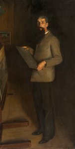 Retrato de Henri Guérard, 1889. de Jacques Emile Blanche